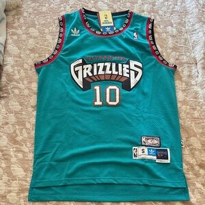 Adidas Teal Vancouver Grizzlies Jersey